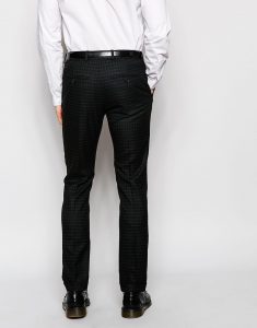 Black Denim Designer Suit